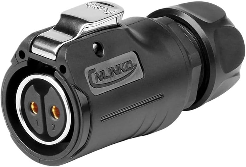M20 Upgraded LP20 12 Pin Circular Industrial IP68 Waterproof Connector Female Plug Only - Image 1
